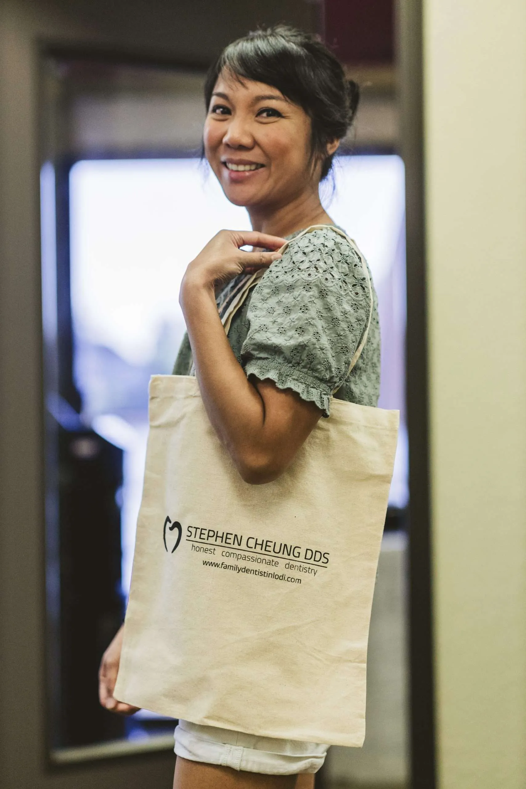 New patient welcome gift bag